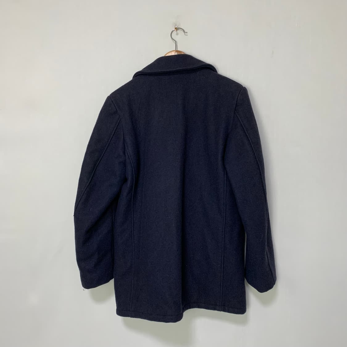 쇼트 schott 빈티지 하이넥 피코트 더블 브레스트 네이비 숏코트 상품이미지5