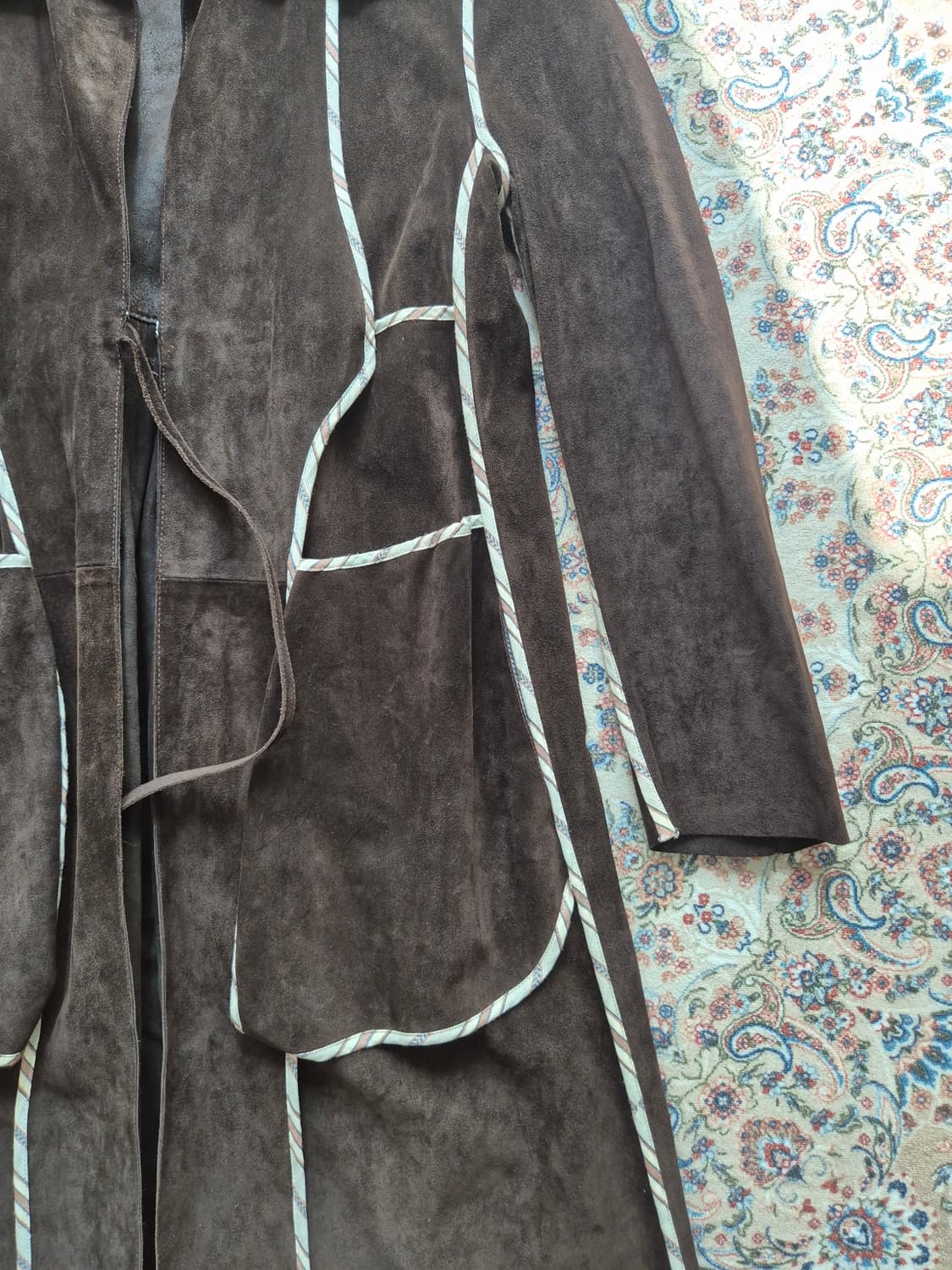 마르니 스웨이드 로브 코트 상품이미지3