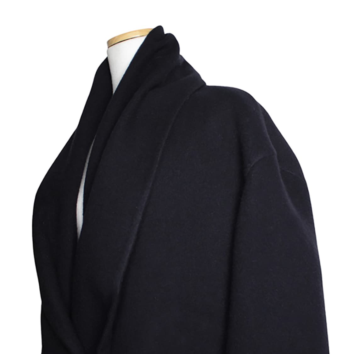 에르메스 네이비 레드 파온 라이닝 캐시미어 숄 라펠 숏코트 34 상품이미지4