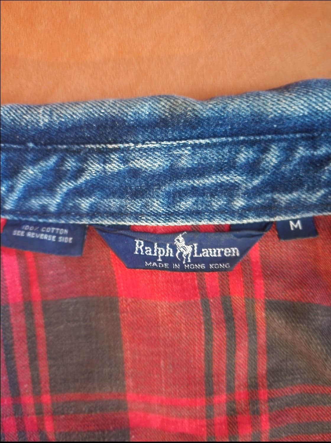 90's Polo Ralph Lauren 플란넬 체크 스윙탑 자켓 상품이미지4