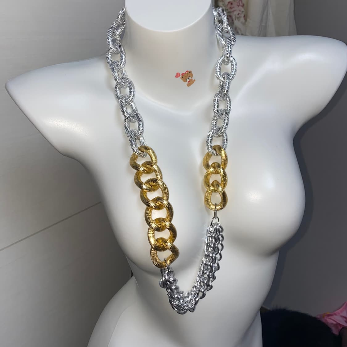 대장 체인 목걸이/빈티지 y2k 오네 갸루 펑크 락시크 그런지 오리엔탈 상품이미지1