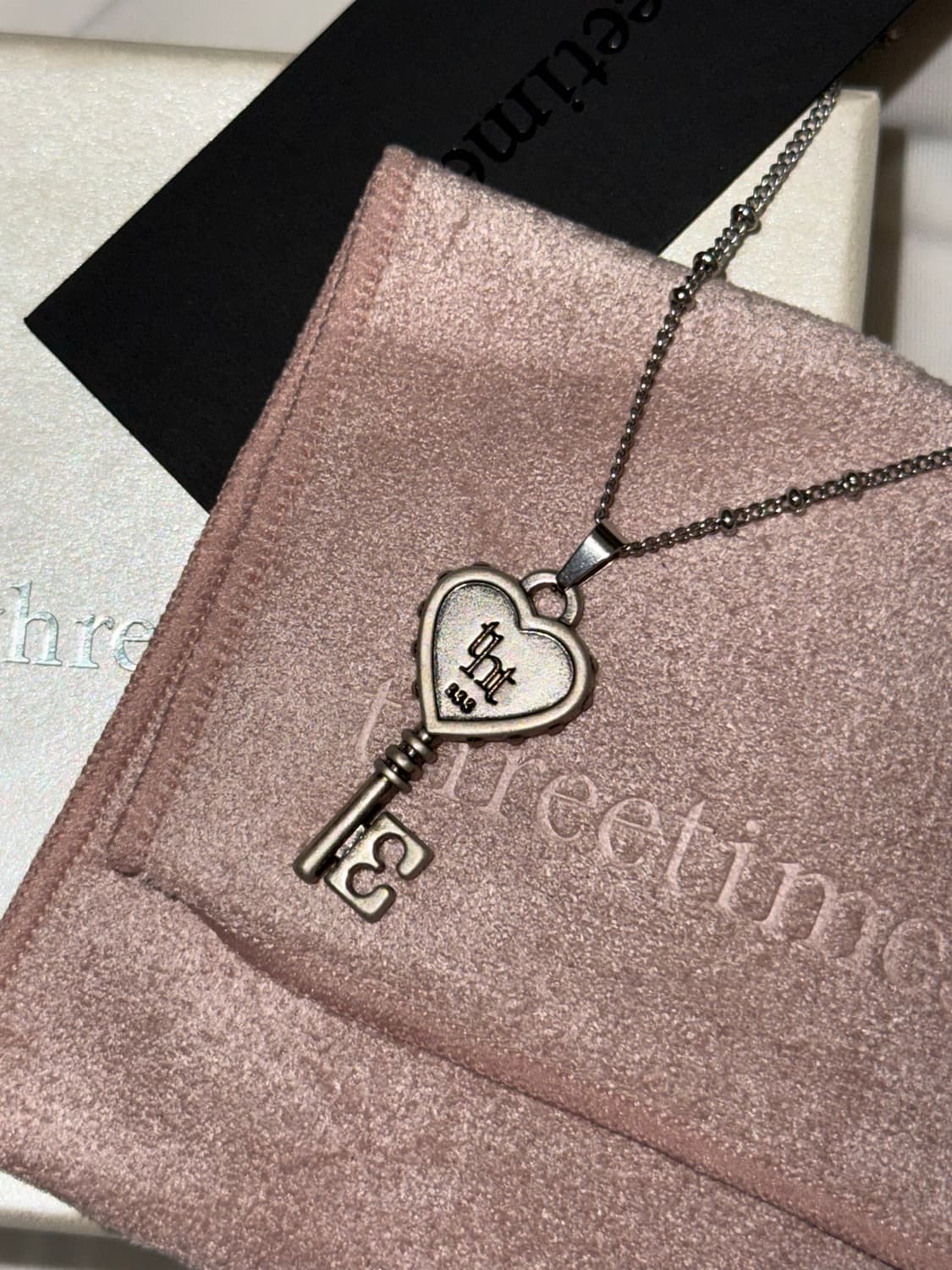 쓰리타임즈 eternal ♡ necklace 이터널 목걸이 상품이미지1