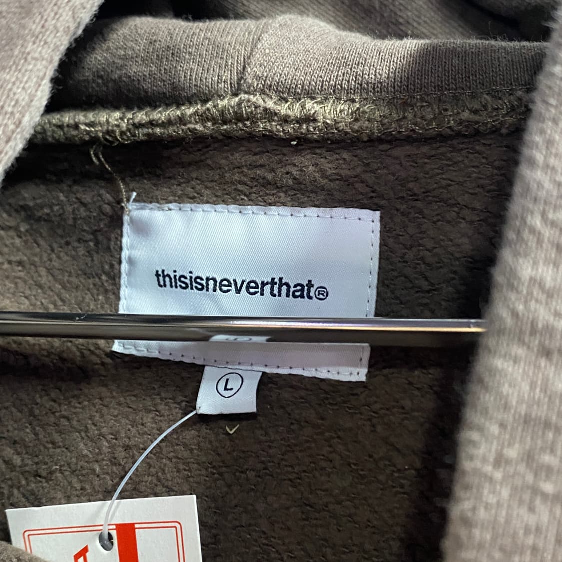 디스이즈네버댓 월드챔스 브라운 후드티 B3663 상품이미지3