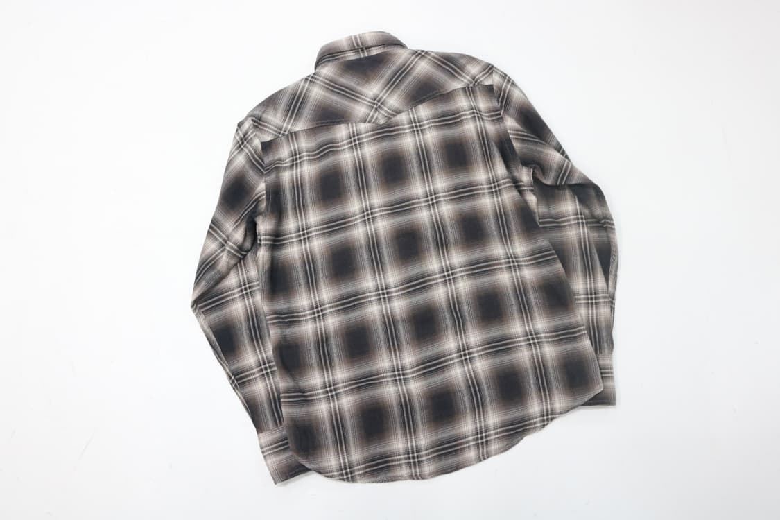 BACK NUMBER 백넘버 빈티지 웨스턴 체크 스냅 셔츠 (M) 상품이미지7