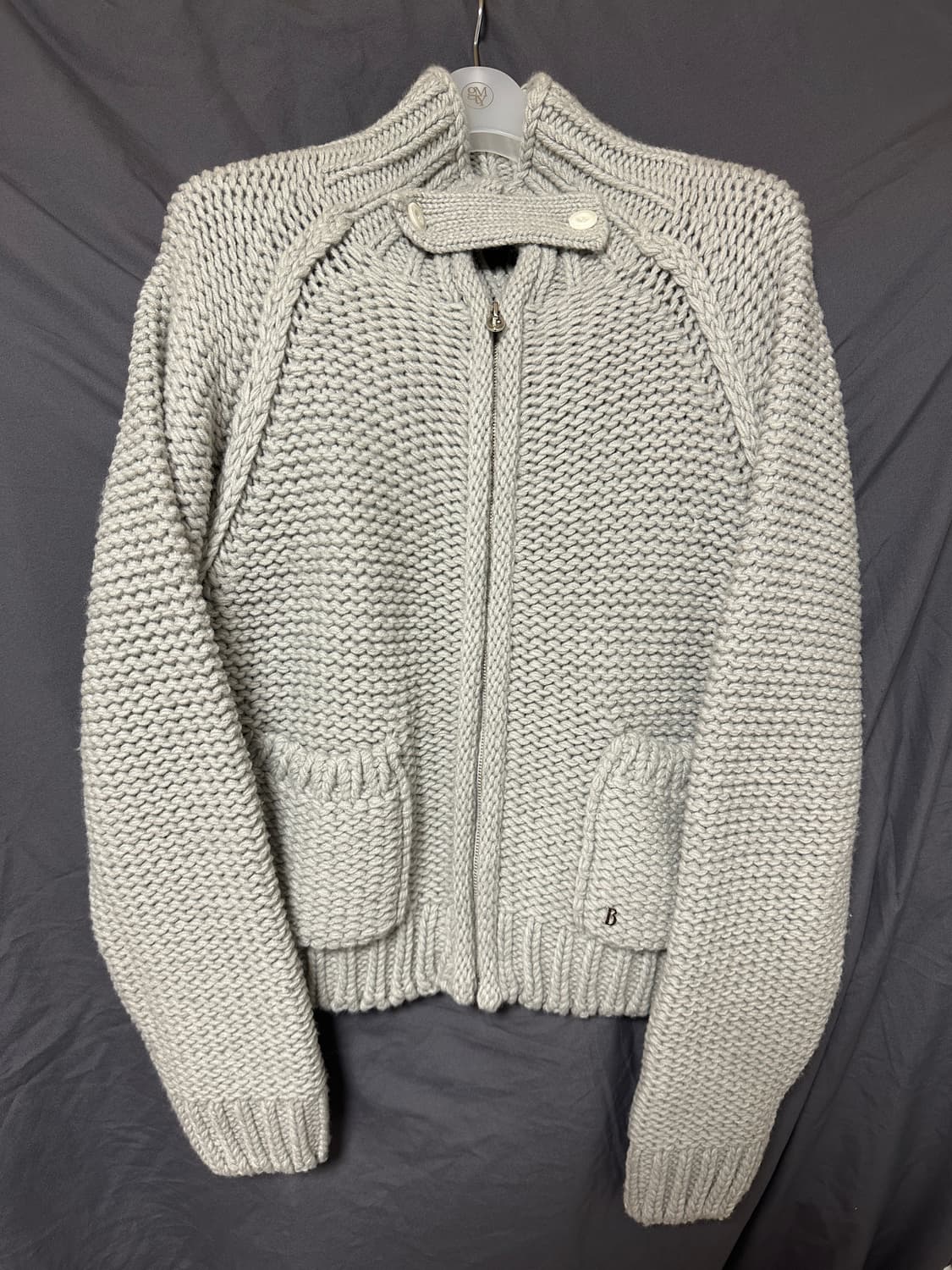 더바넷 솝 니트 가디건 그레이 상품이미지2