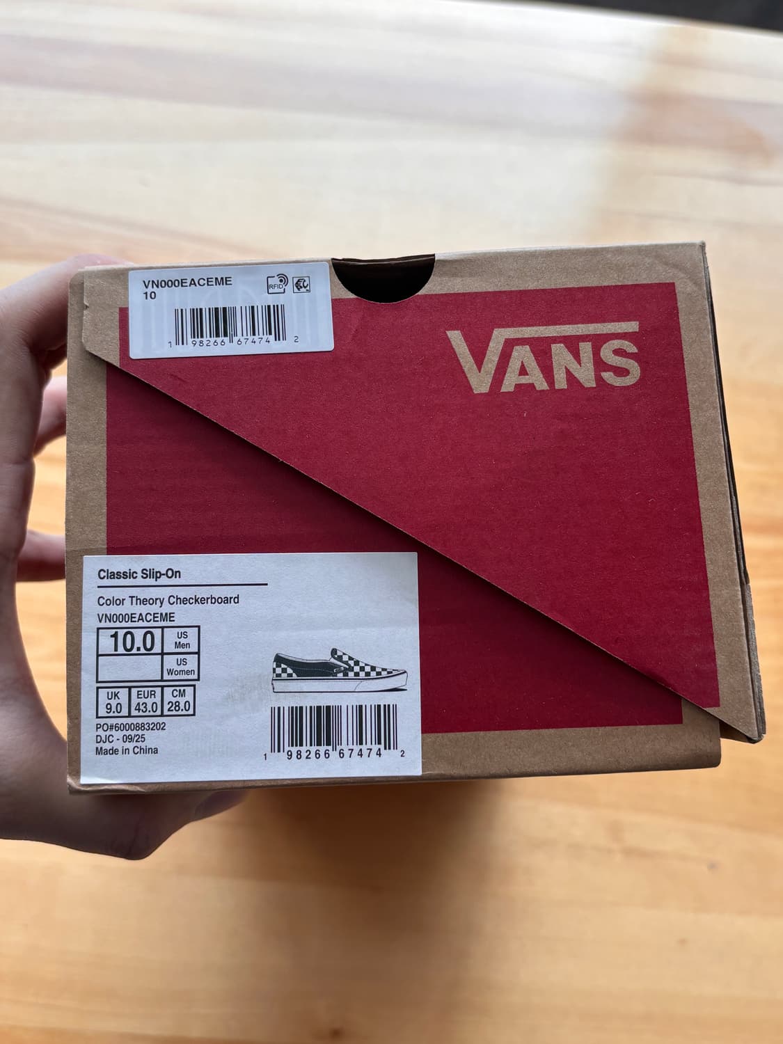 반스 클래식 슬립온 체커보드 그린 상품이미지7