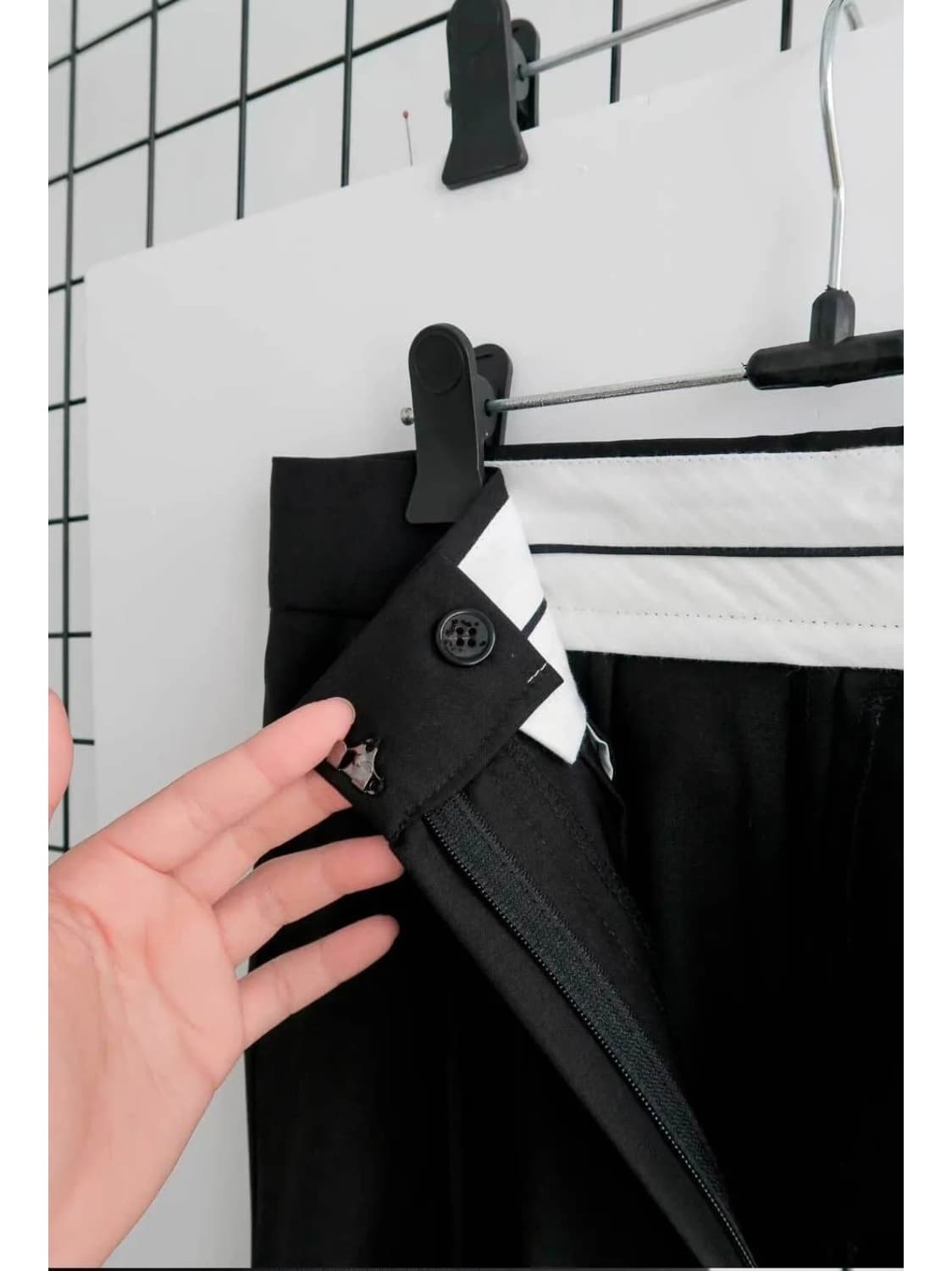 그라우피더. JUST TROUSERS BLACK 상품이미지6