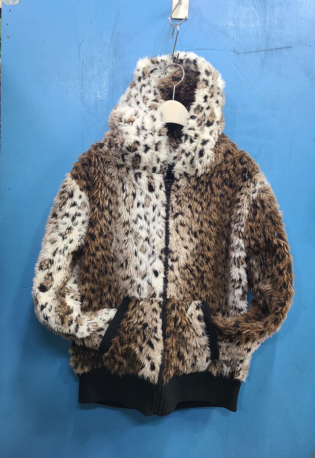 일본 빈티지 레오파드 호피털 퍼후드자켓like떠그클럽 상품이미지2