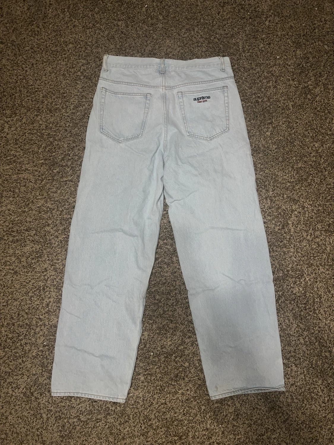 슈프림 배기 진 라이트 워시드 인디고 30 상품이미지1