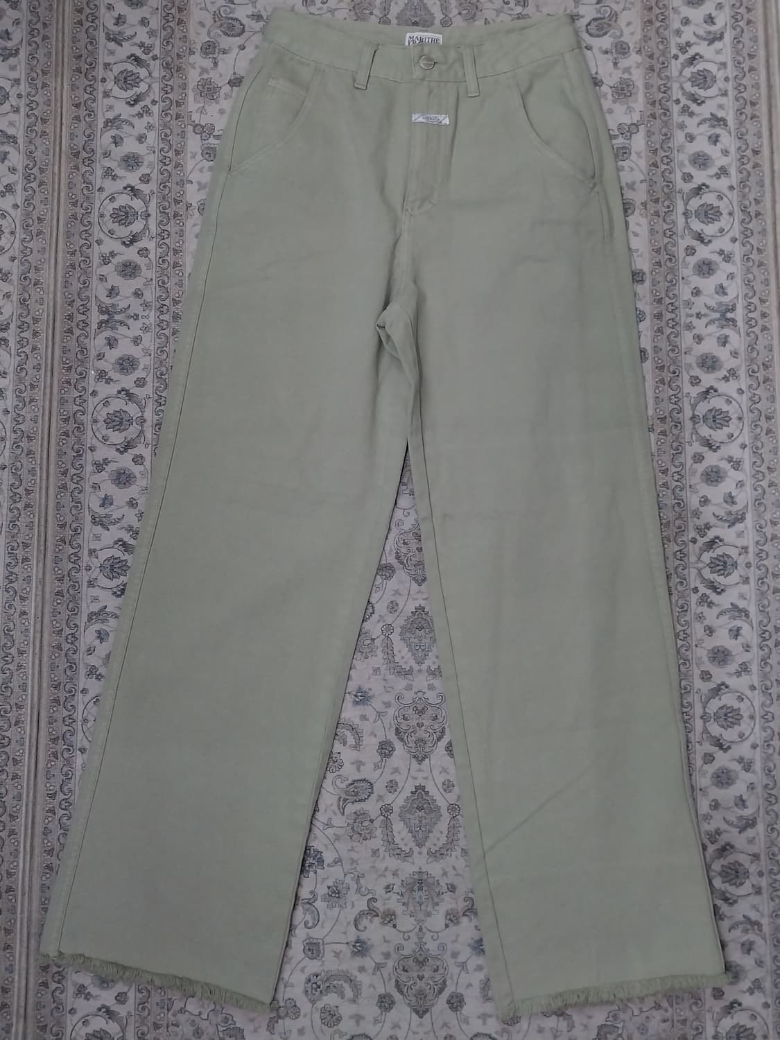 마리떼 프랑소와 저버 올리브 면팬츠 27사이즈 상품이미지3