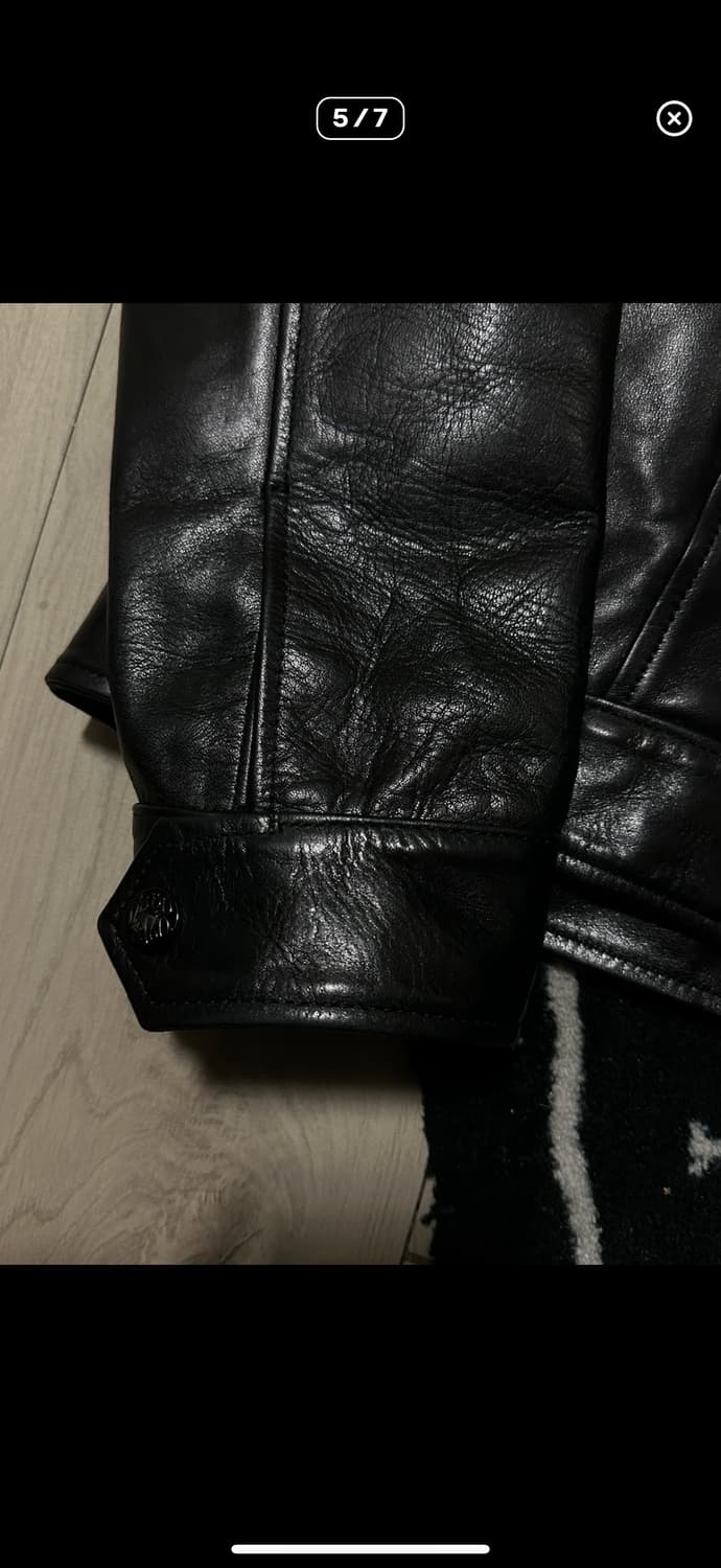 네이버후드 트러커 레더자켓 상품이미지6