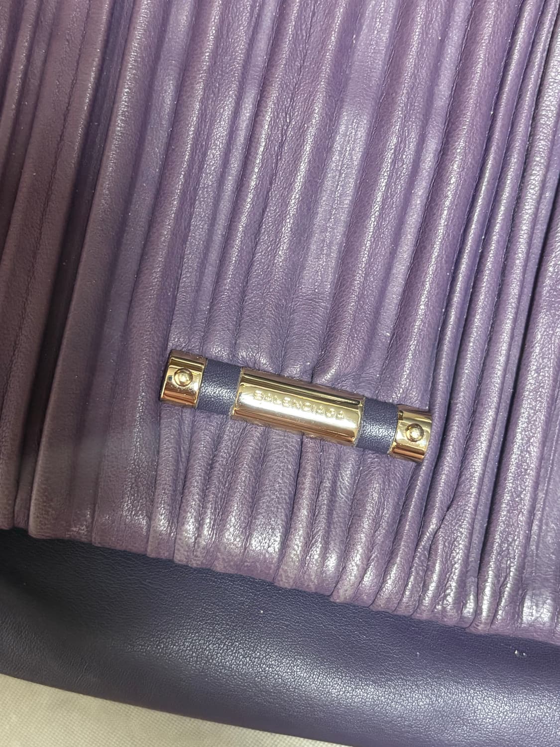 발렌시아가 빈티지 퍼플 백 상품이미지2