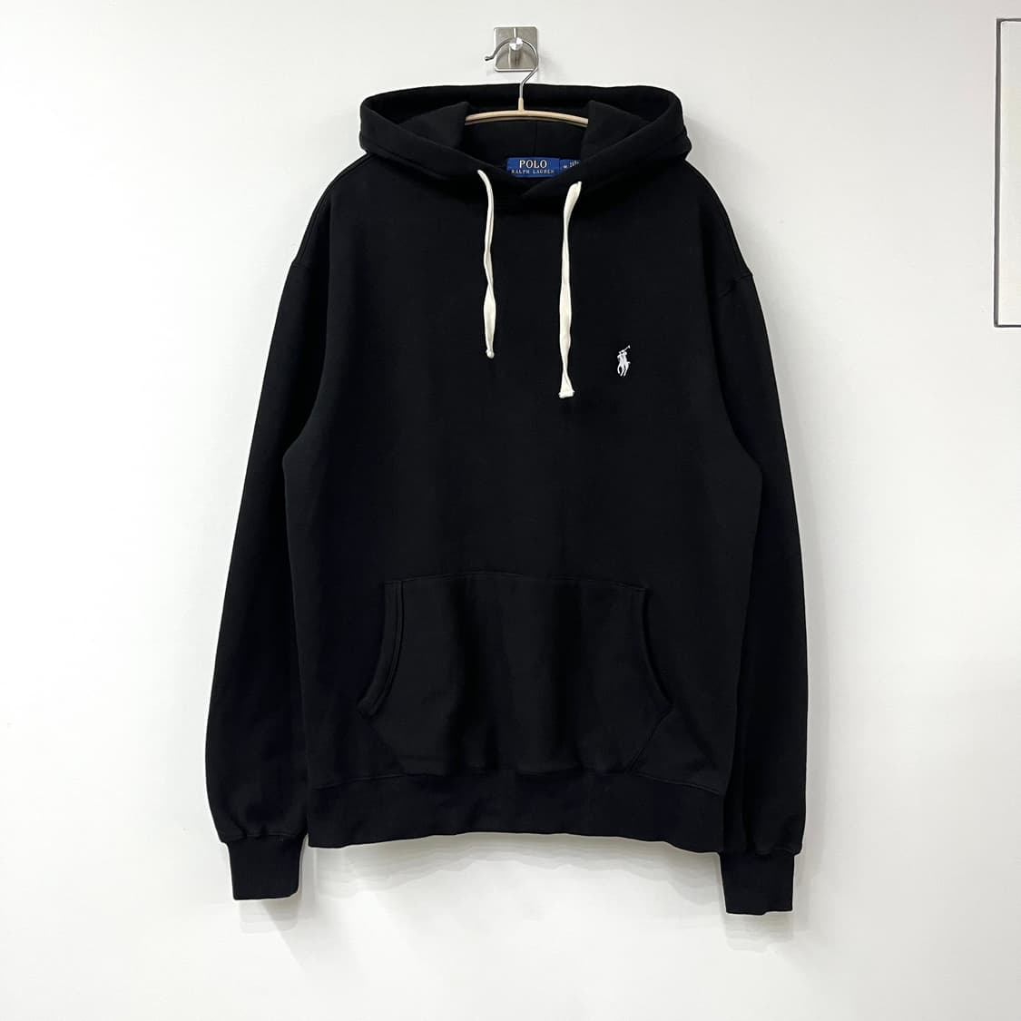 폴로 랄프로렌 신형 화이트 포니 블랙 후드티 상품이미지2