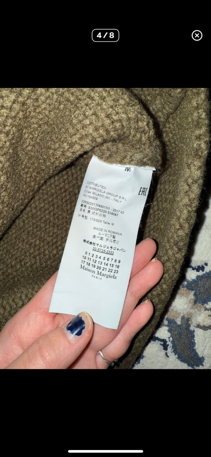 Maison Margiela Knit _ Olive Green 상품이미지5