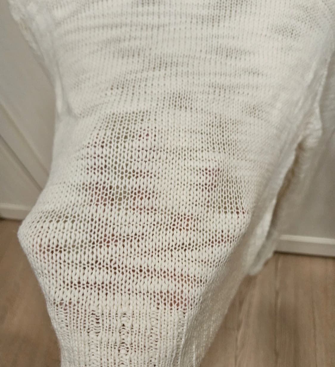 프론트로우 봄 아이보리 니트 상품이미지2