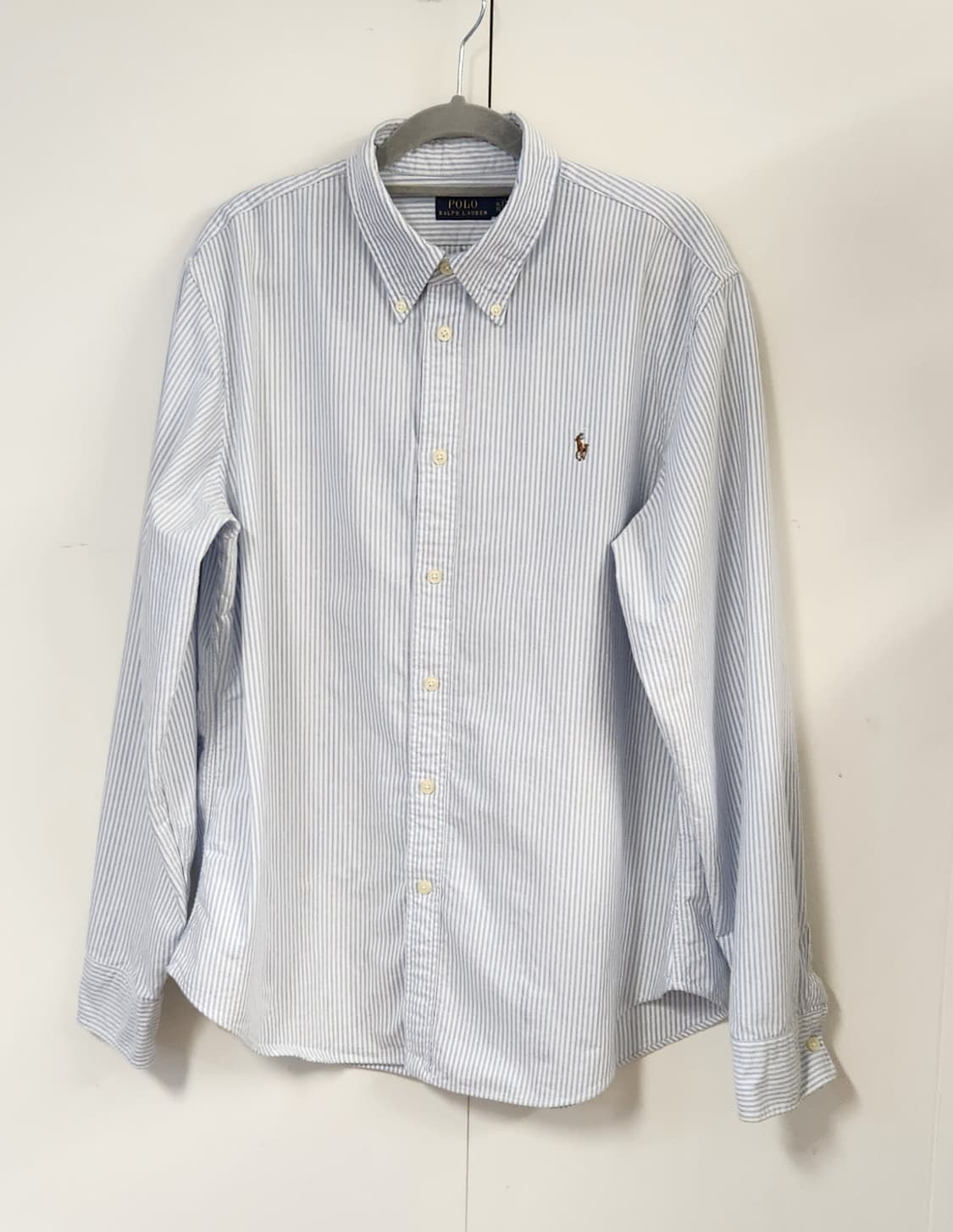폴로 랄프로렌 신형 스트라이프 긴팔 셔츠 XL 상품이미지1