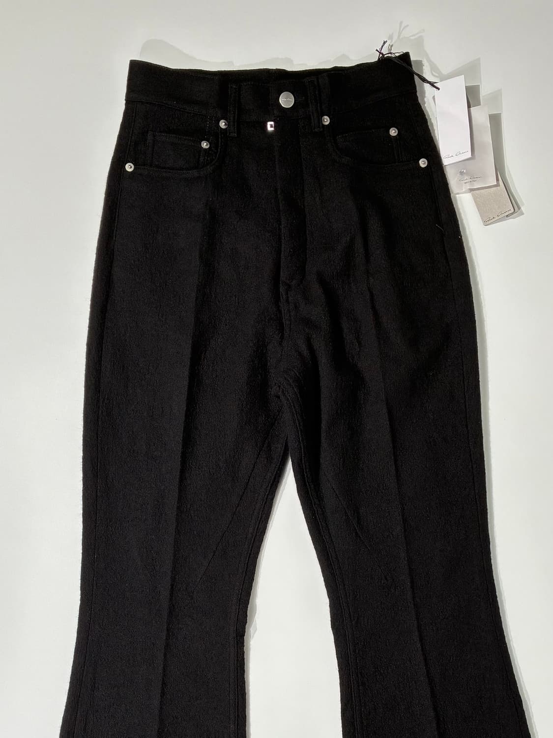 릭오웬스 볼란 부츠컷 팬츠 블랙 상품이미지2