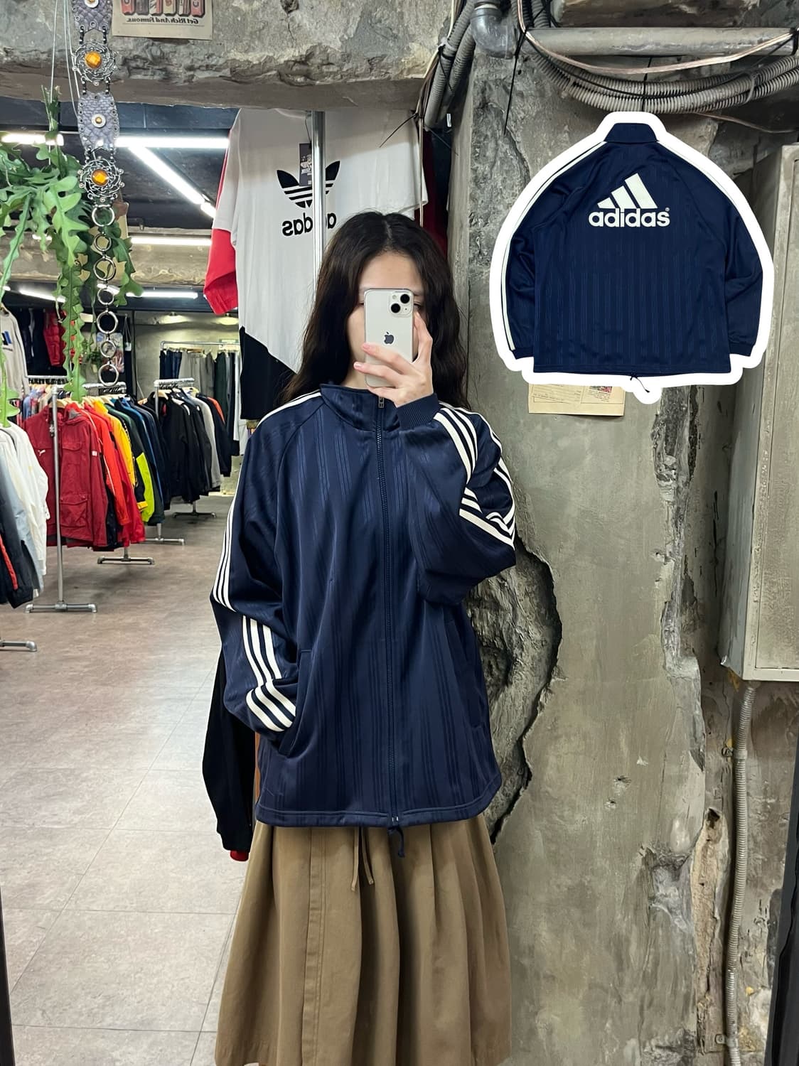 아디다스 져지 네이비 S #csz1742 상품이미지1