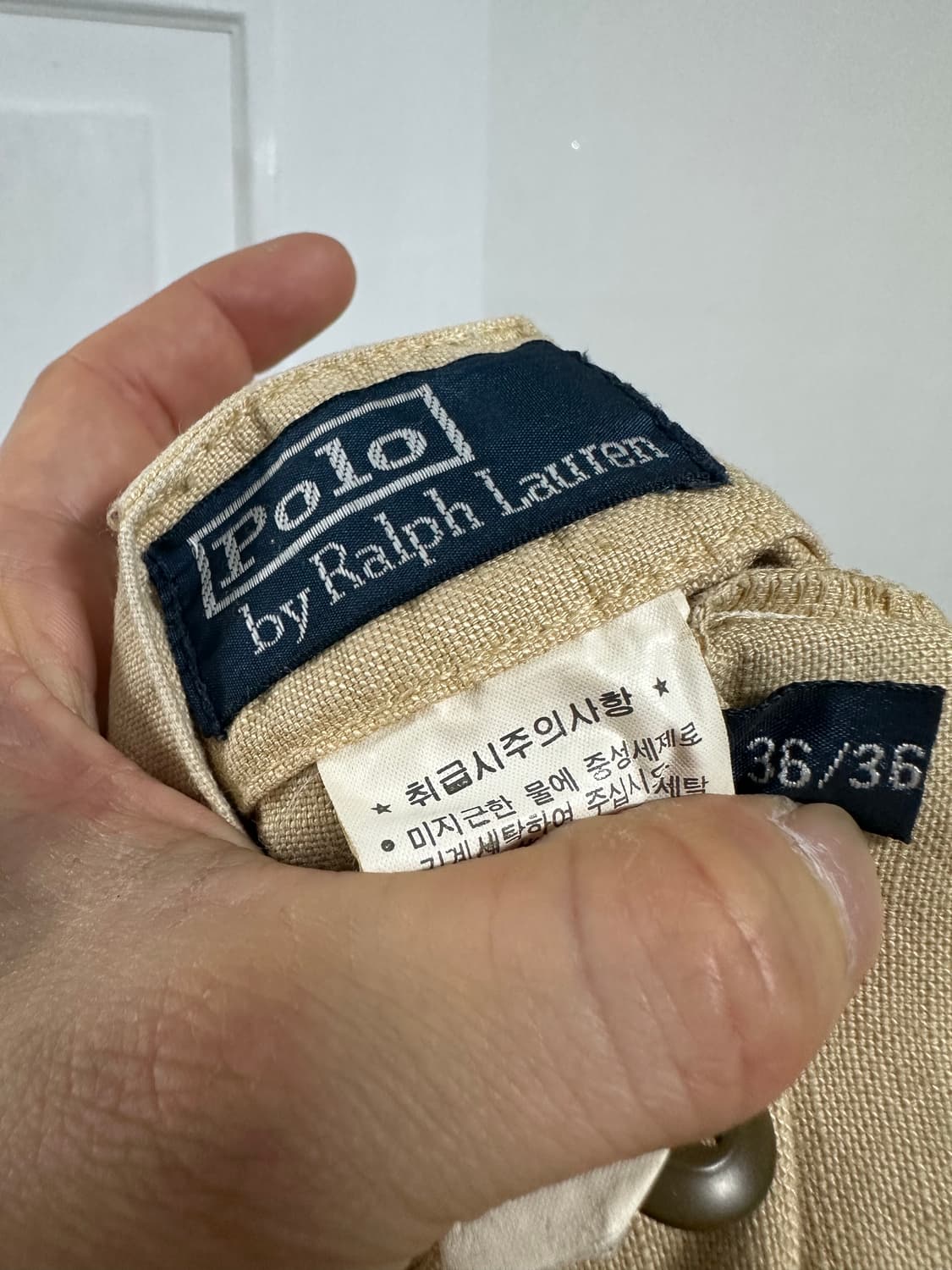 폴로 랄프로렌 코튼 린넨 퍼티그 팬츠 상품이미지4