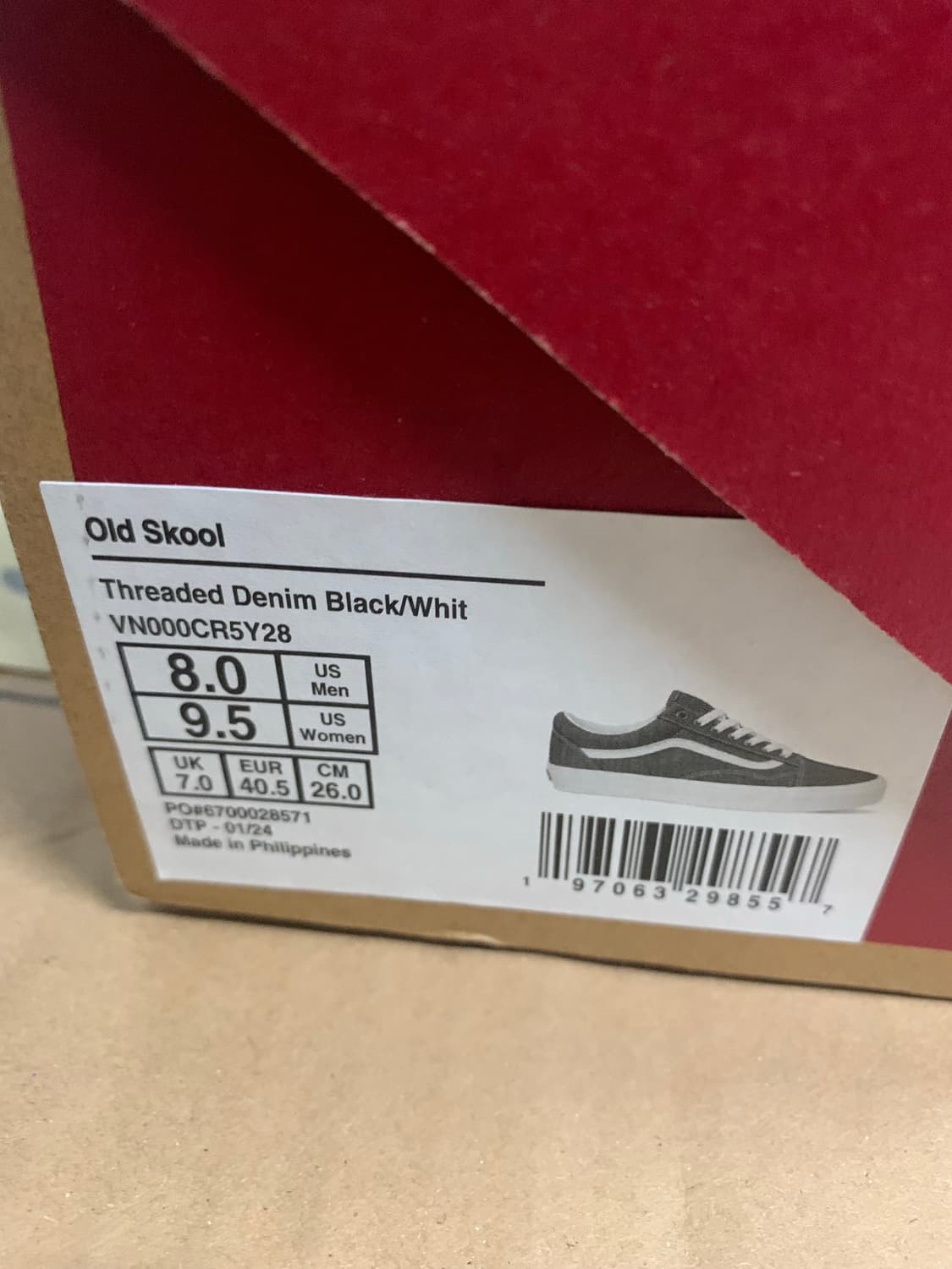 반스 올드스쿨 데님 (260) 상품이미지7