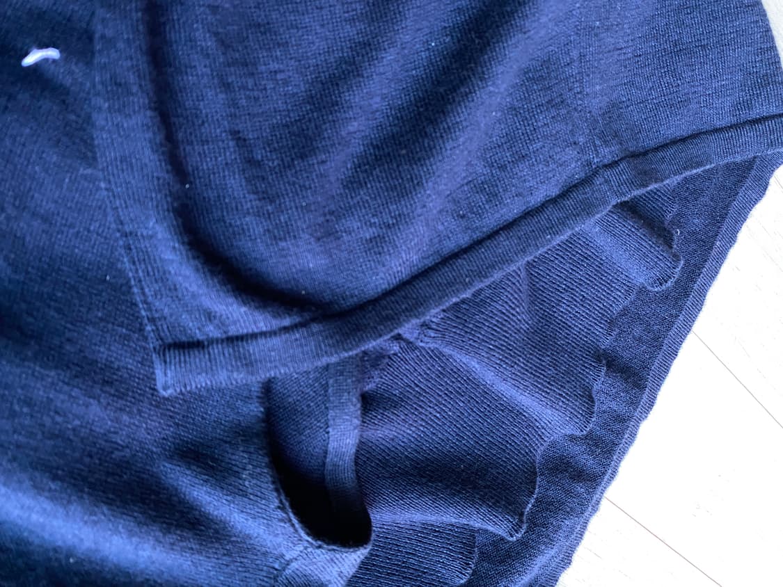 메종마르지엘라 컬렉션라인   코튼 캐시미어 니트 원피스M 상품이미지7