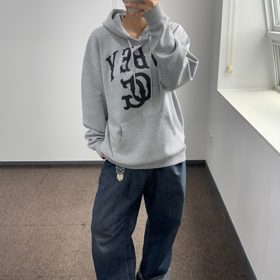 Obey 오베이 그레이 후드티 상품이미지1