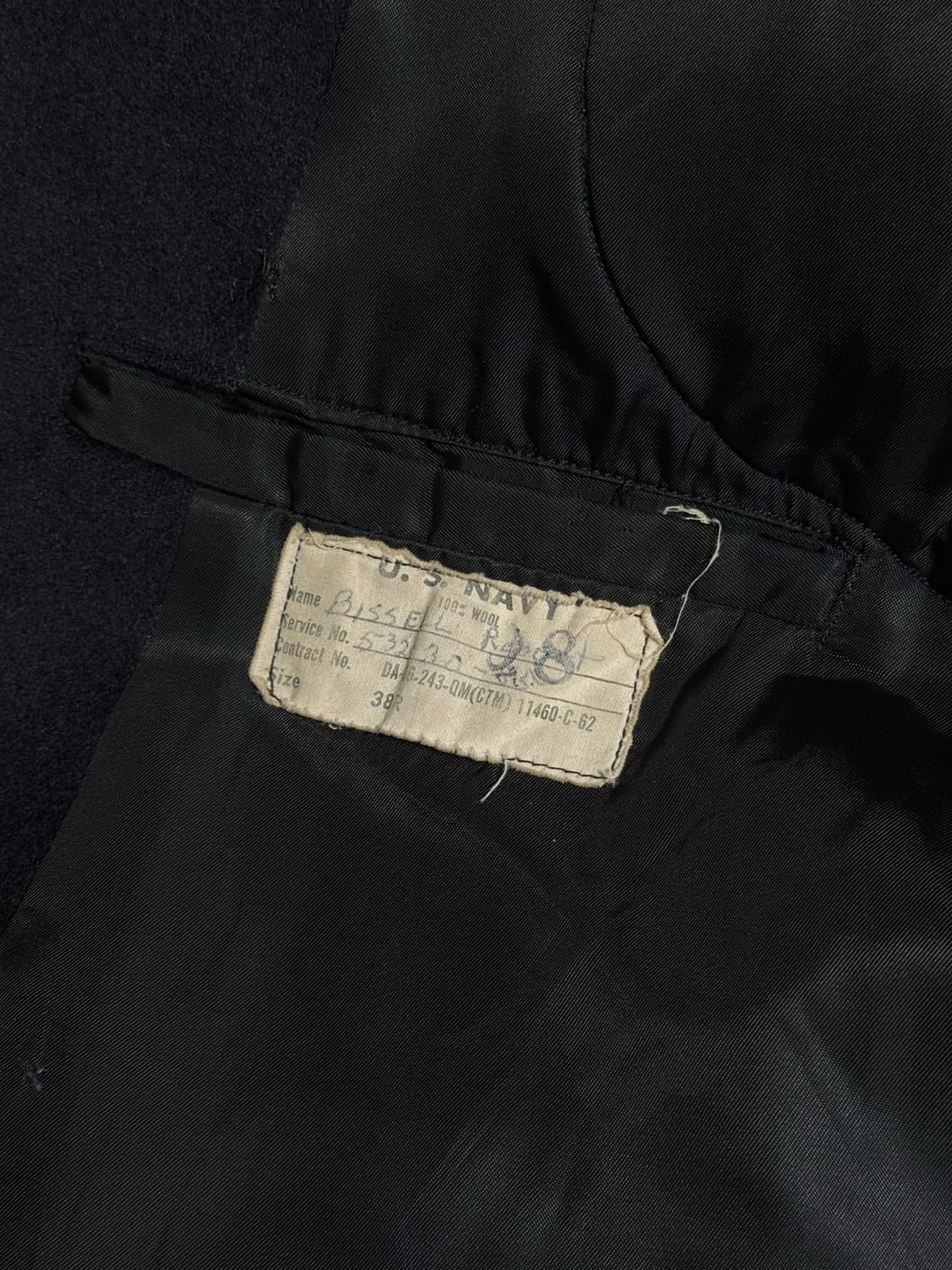 60s 미해군 피코트 (38R) 상품이미지7