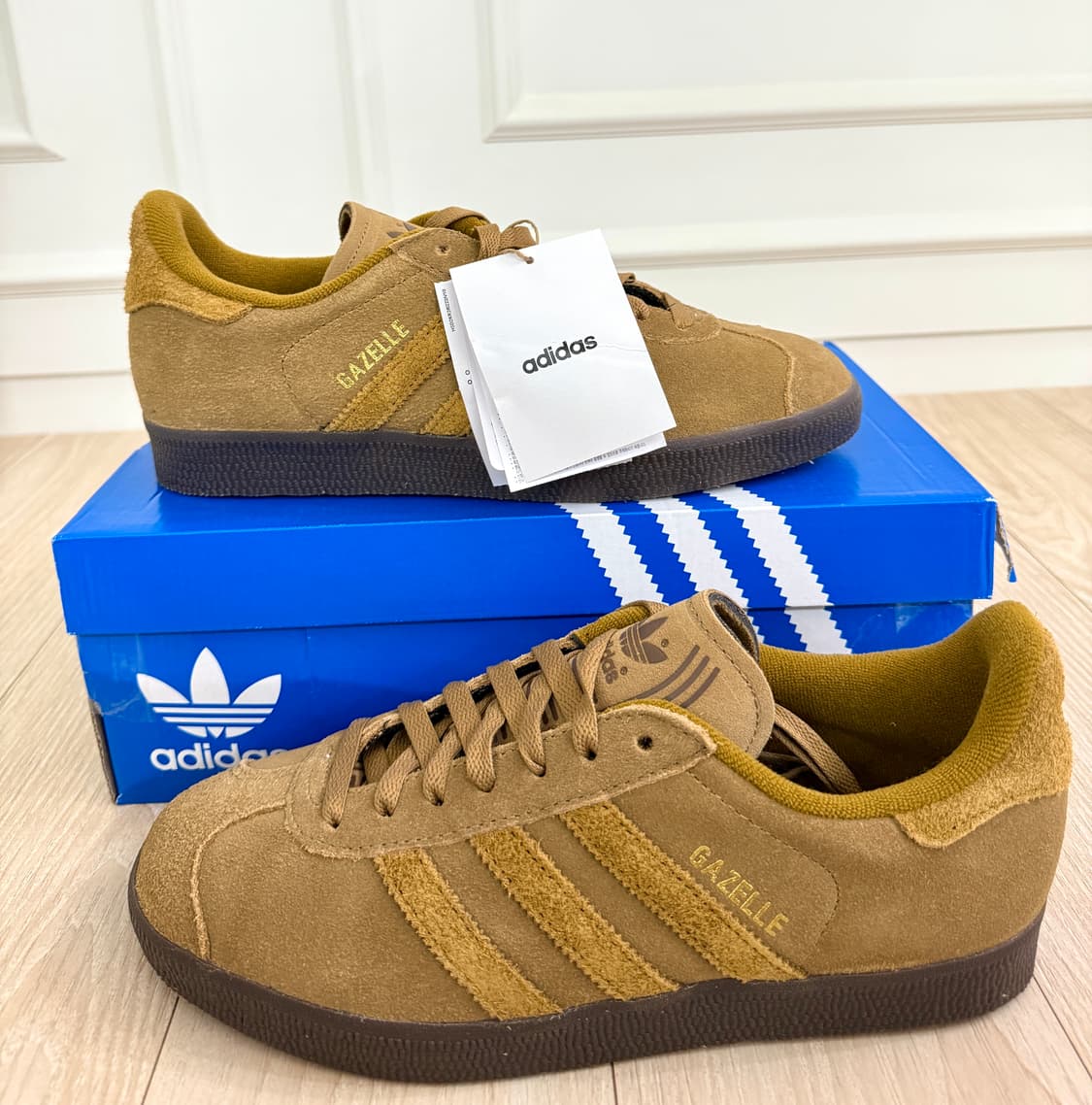 (255)(새상품)아디다스 스니커즈 가젤 브라운 데저트 된장 가젤 상품이미지1