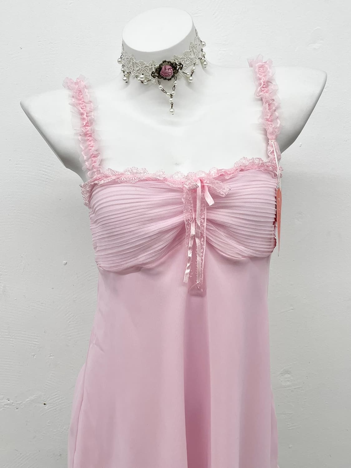 핑크 히메 시어 슬립 상품이미지2