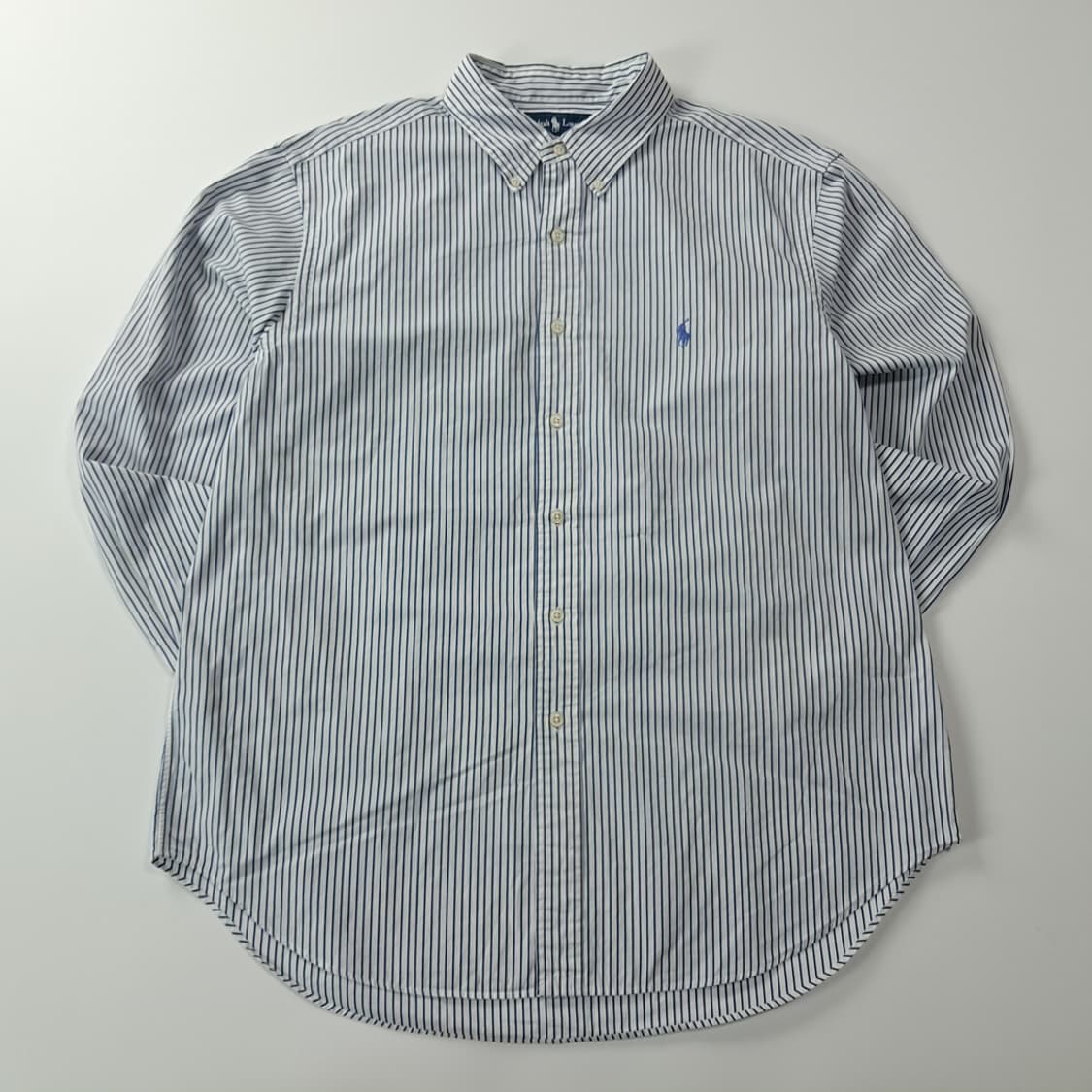 CK561 XL 폴로 00s 블루블랙 스트라이프 셔츠 남방 상품이미지1