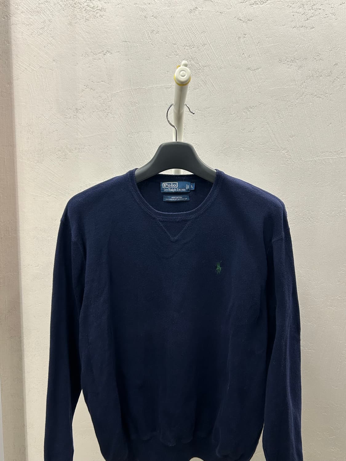 폴로 랄프로렌 브이넥 니트 네이비 상품이미지5
