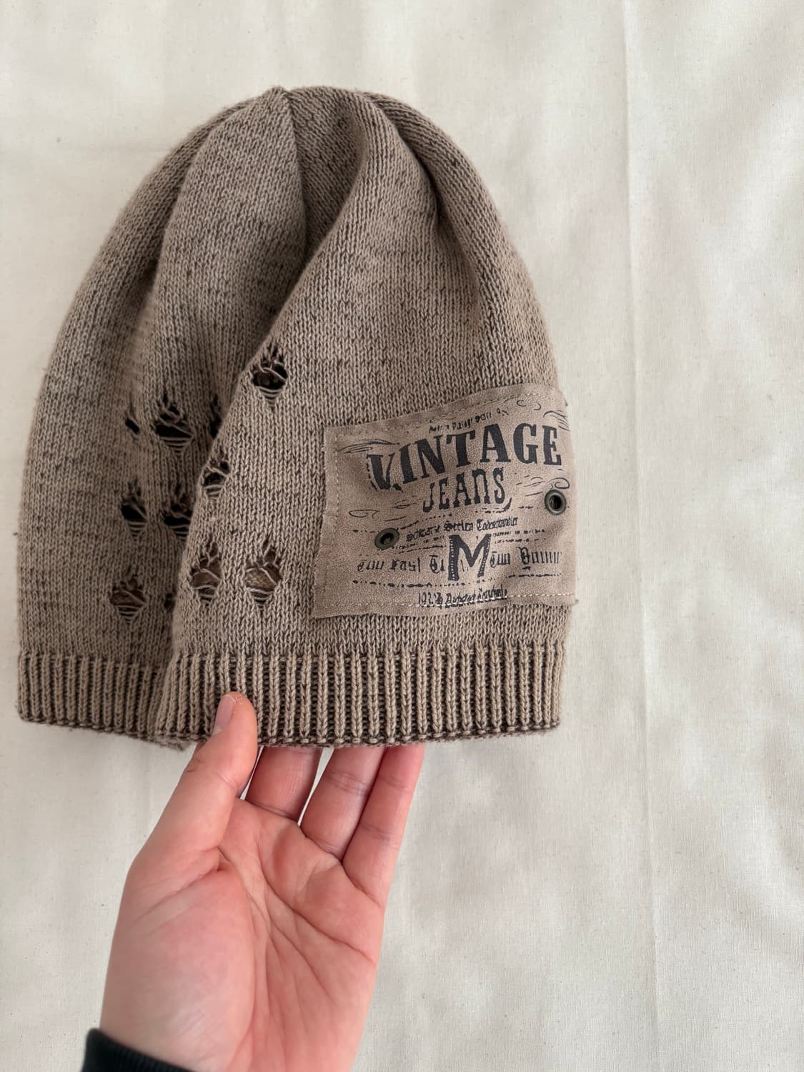 vintage 2-way striped big beanie 상품이미지4