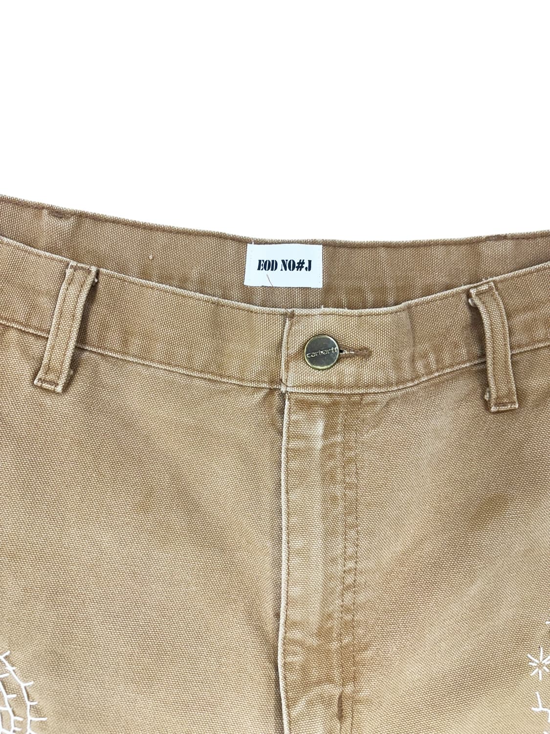 Carhartt Boro Sashiko Distressed Shorts 상품이미지6