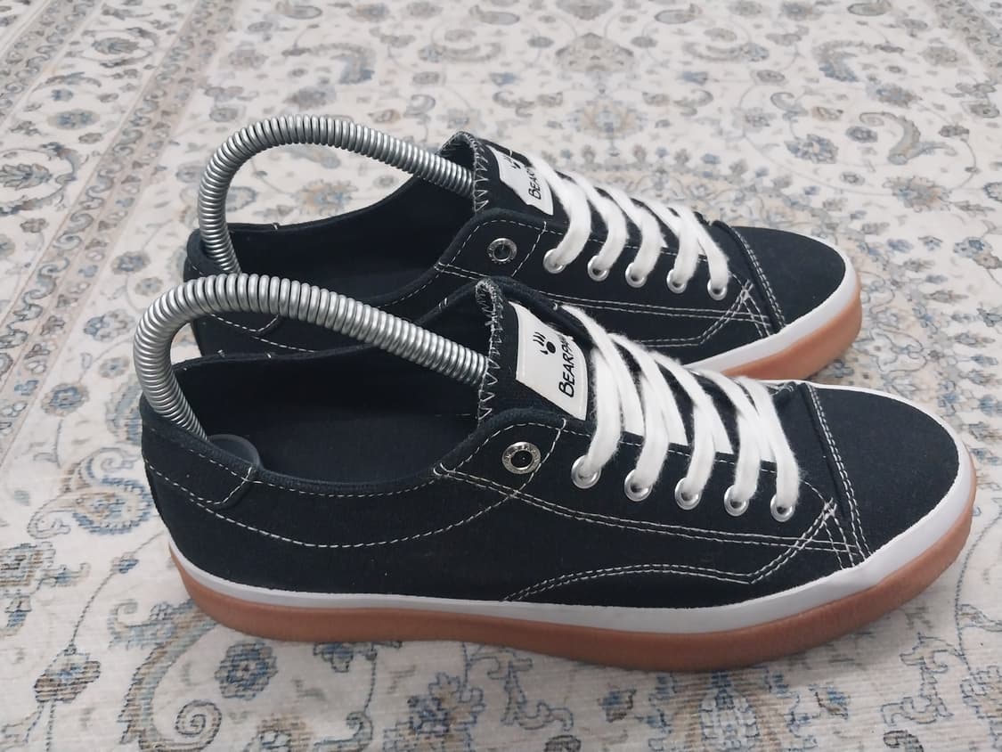 베어파우 블랙 캔버스 스니커즈 250mm 상품이미지3