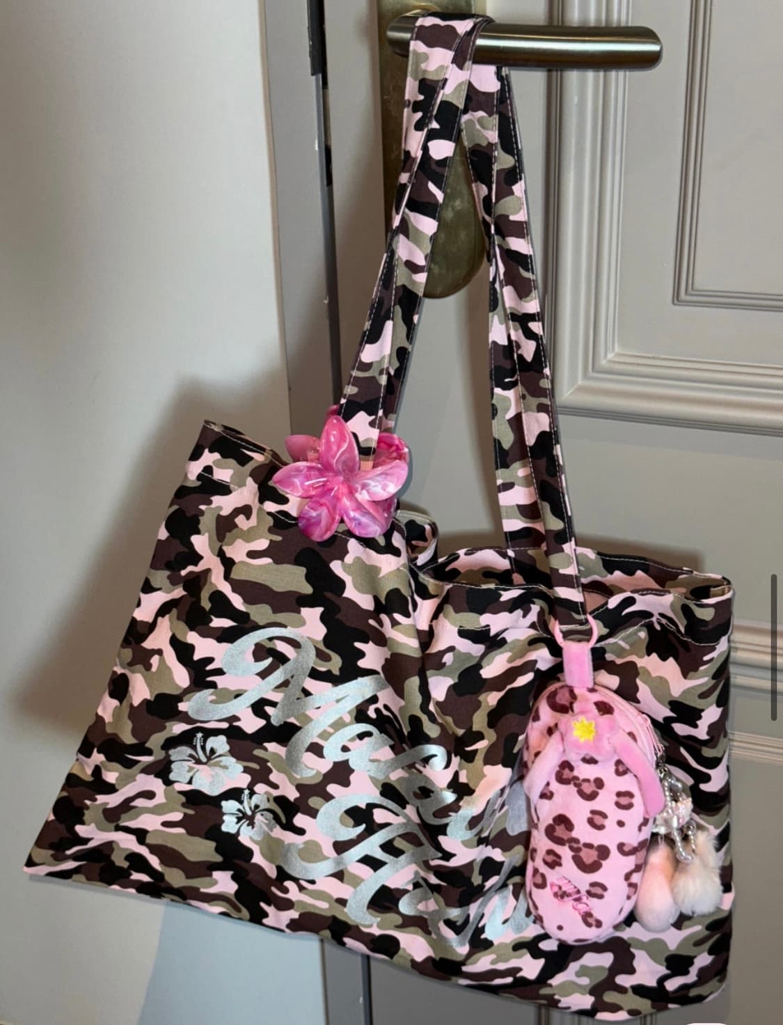 마이페이브아카이브 마페아 핑크 카모 토트백 상품이미지1