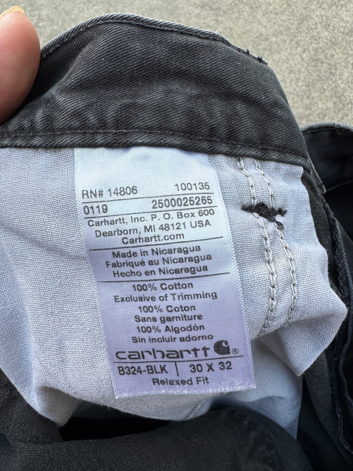 (30) carhartt carpenter pants 상품이미지6