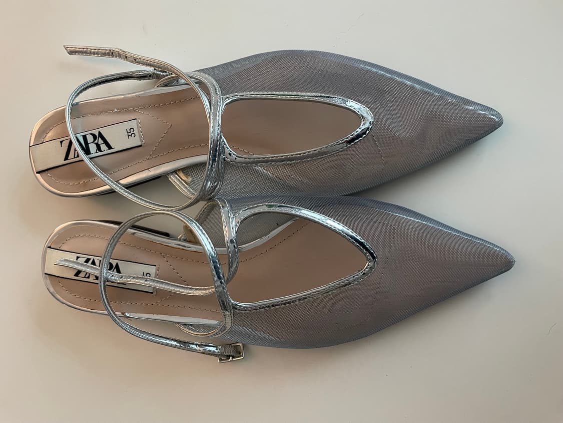 자라 실버 샌들 (35/225-30) 상품이미지2