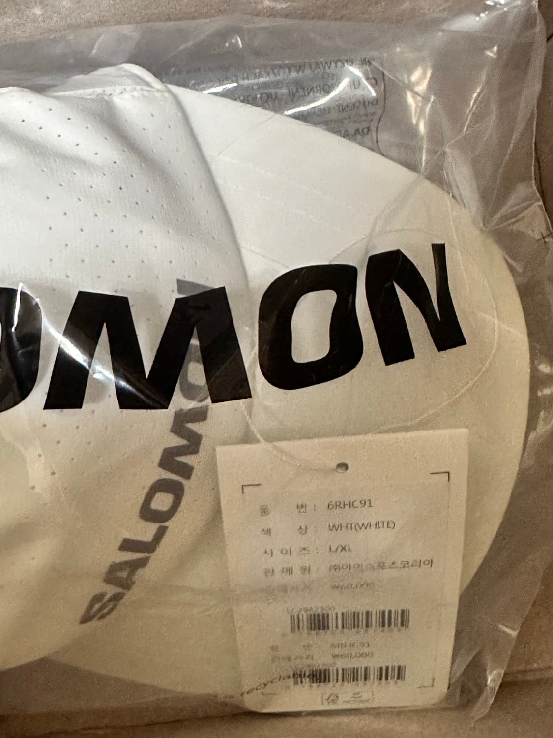 살로몬 트레일 그릿 메쉬 캡 L/XL 화이트 상품이미지4