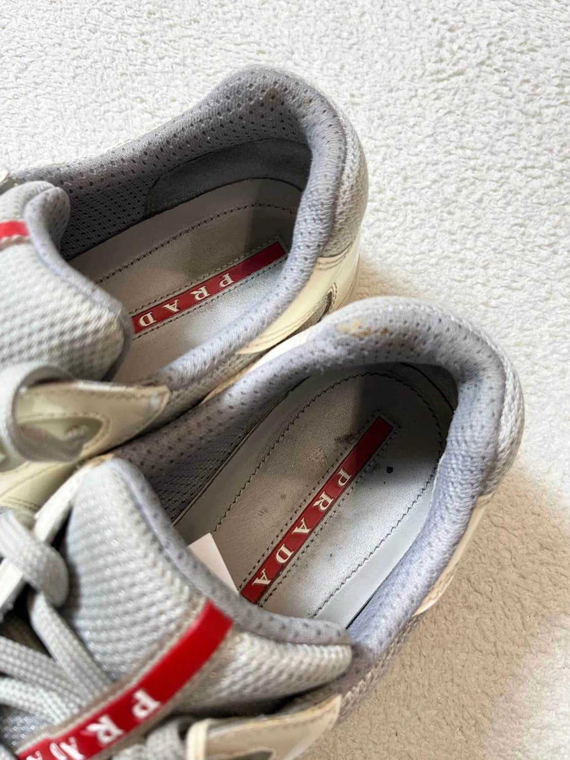 폴프라다 PRADA 00's 글로시 아메리카컵 스니커즈 A1727 상품이미지7