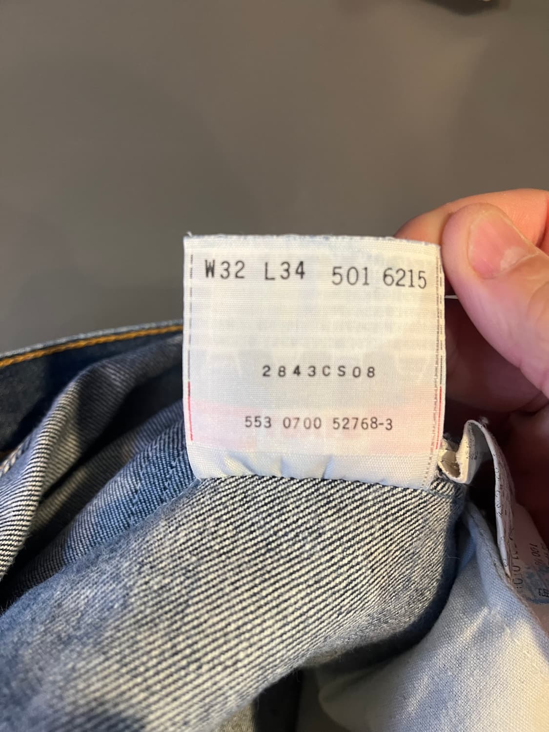 00년대 리바이스 501 오리지널 데님 팬츠 (미국제) 상품이미지7