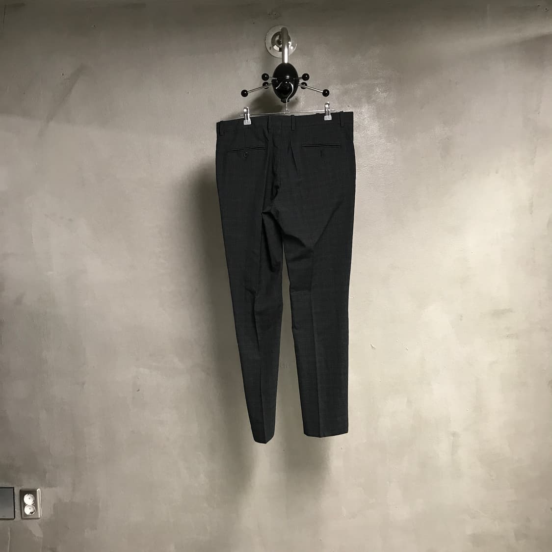 YSL 입생로랑 잔체크 울 슬랙스 50 상품이미지4