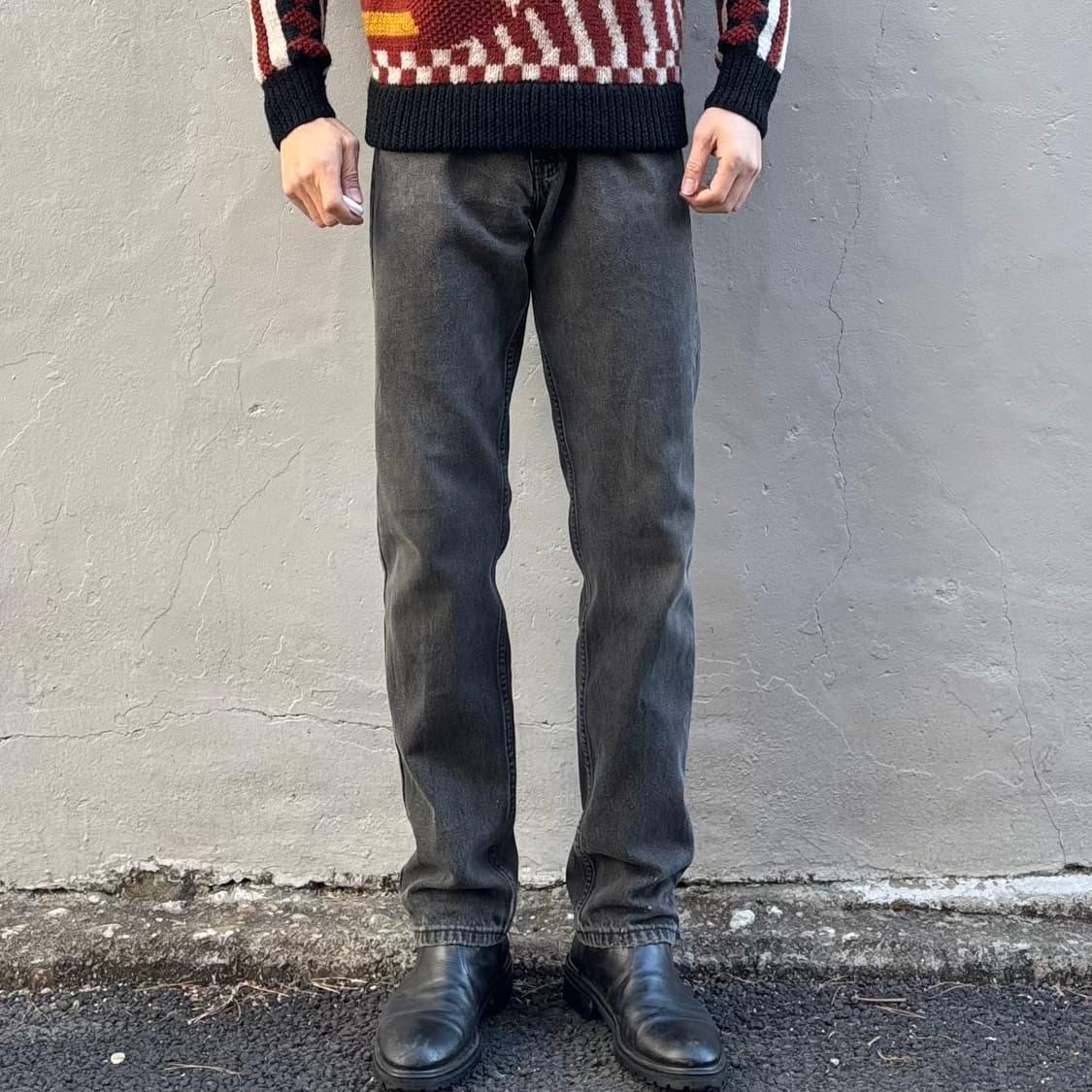 90년대 리바이스 505 흑청 상품이미지2