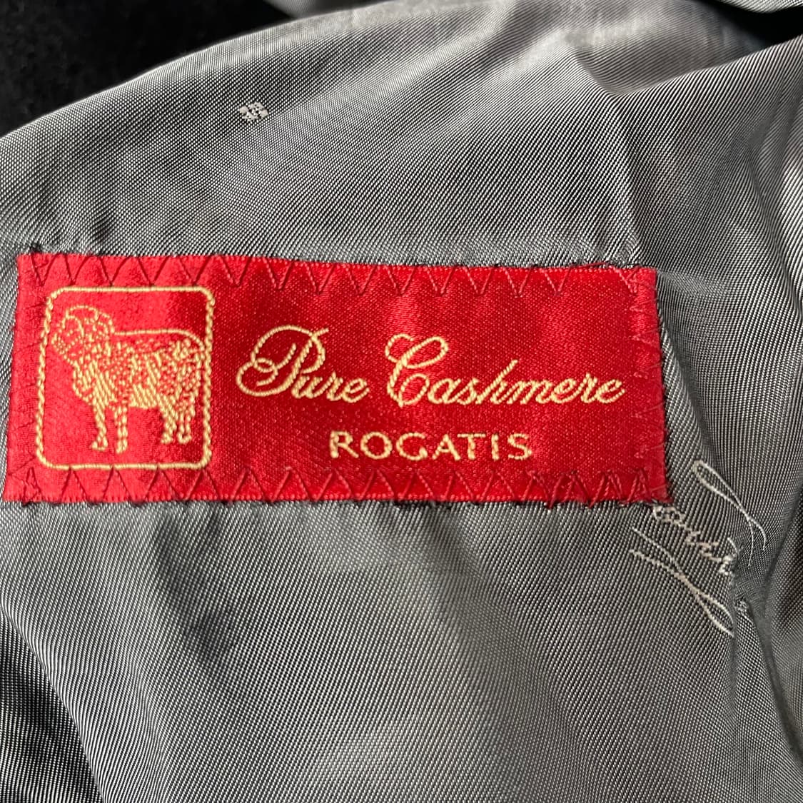 Couture 로가디스 캐시미어 100 블랙 싱글코트 95 상품이미지5