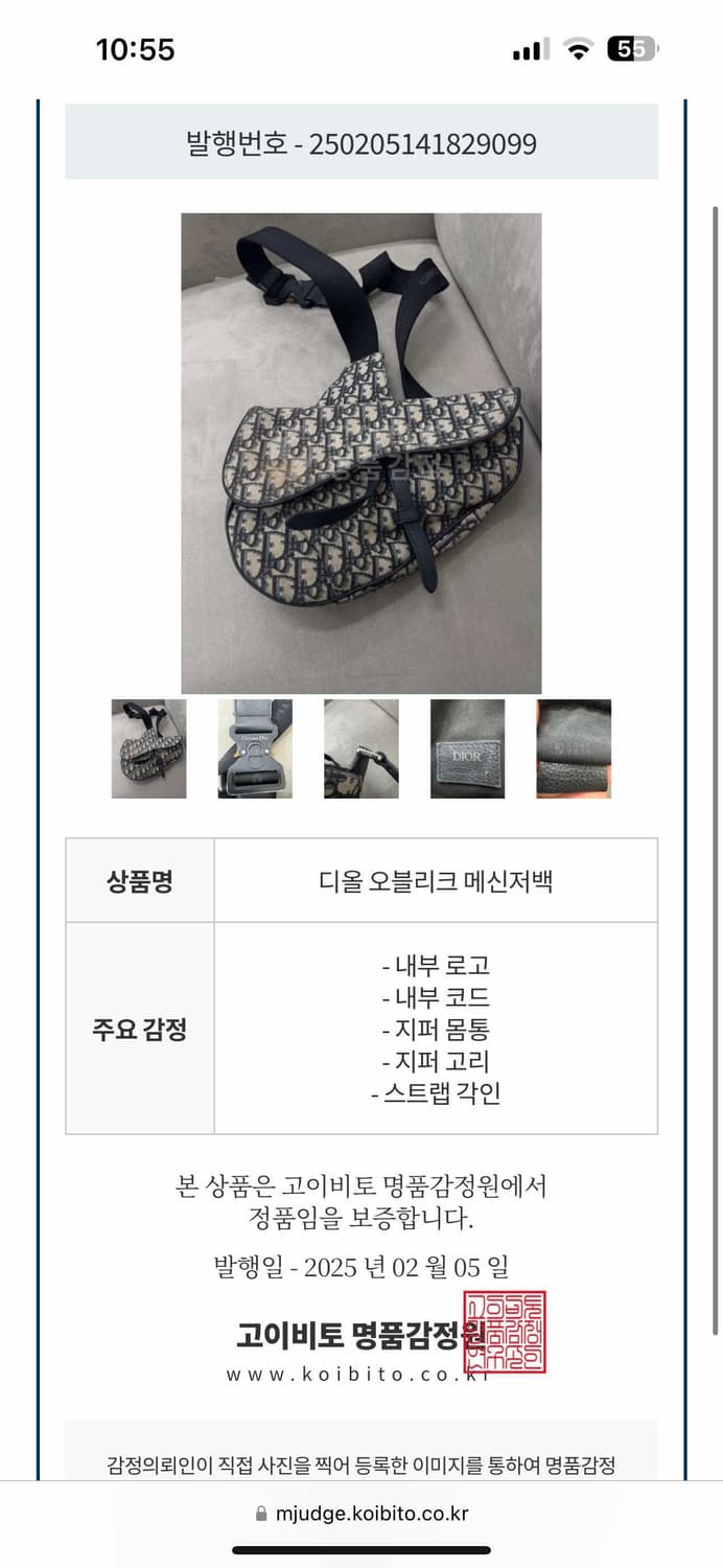 디올 오블리크 새들백  상품이미지5