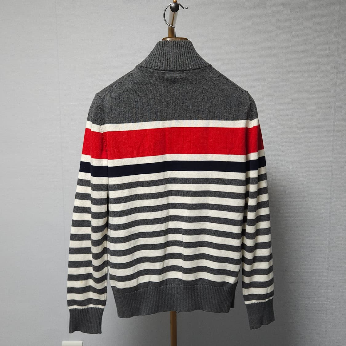 95 ) 헤지스 스트라이프 니트 집업 가디건 상품이미지4