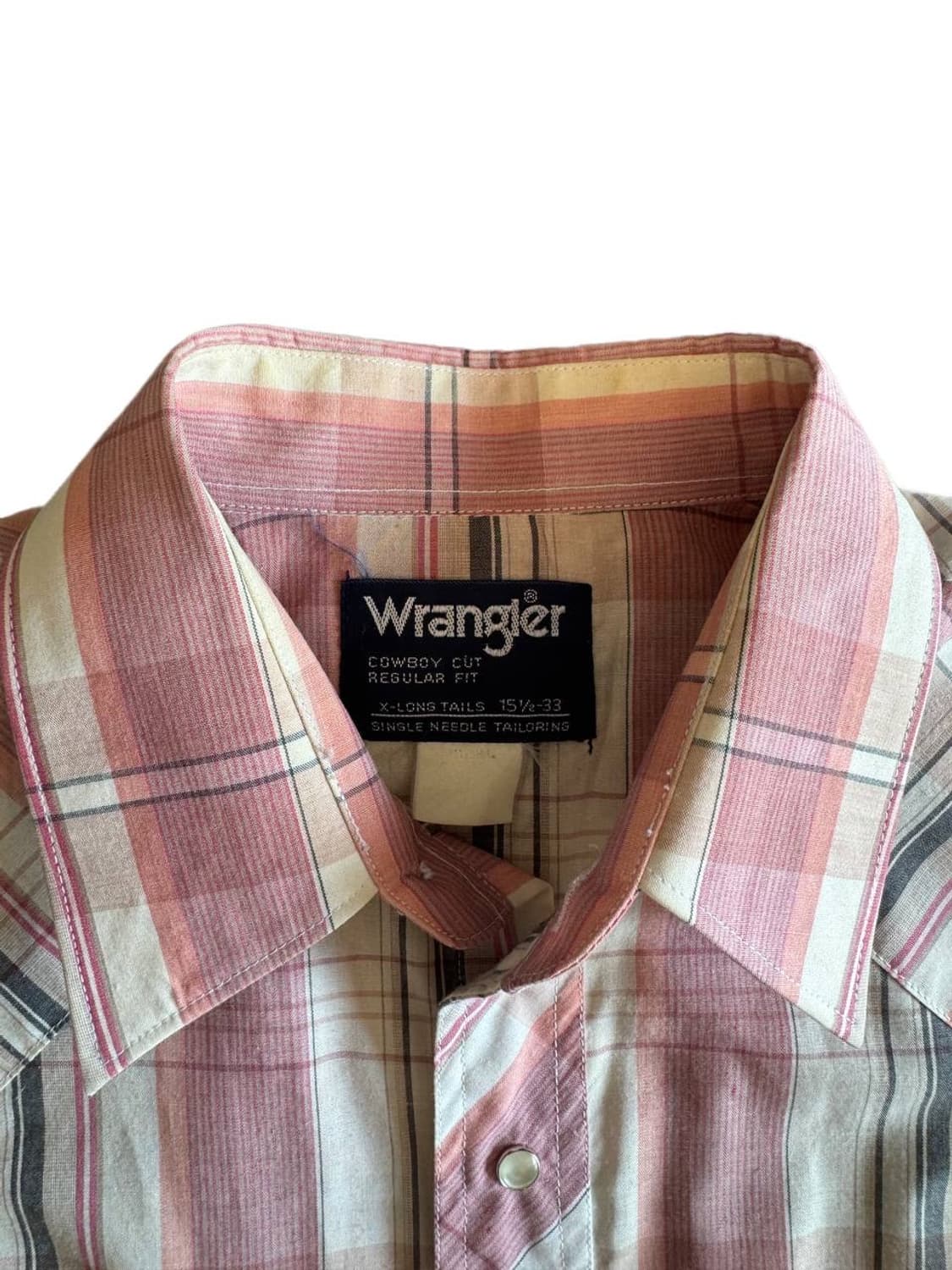 랭글러 체크 웨스턴셔츠 상품이미지4