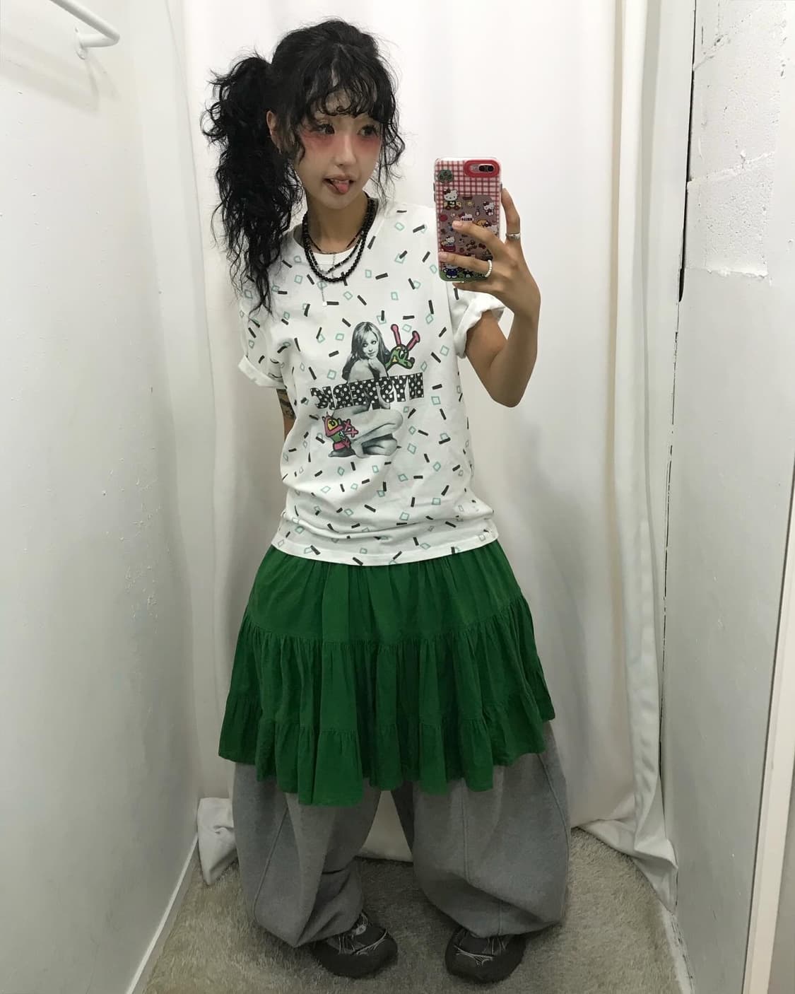 Hysteric Glamour Dots Logo T-shirt 상품이미지2