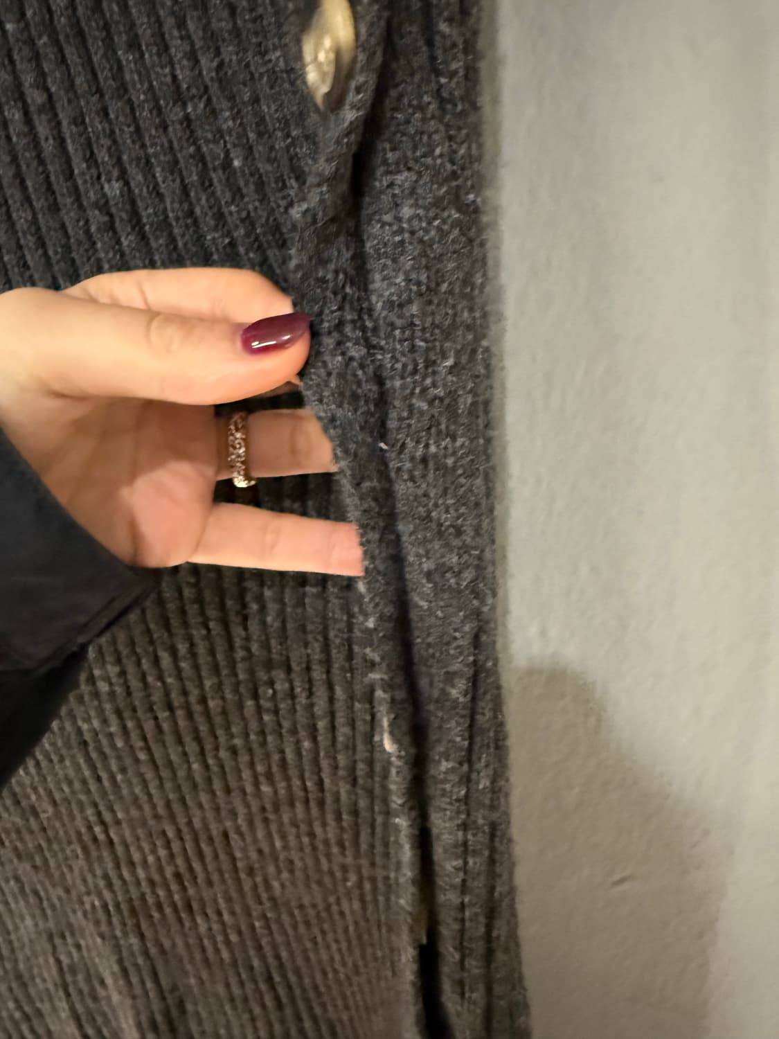 button-up slit detail knit long skirt 상품이미지6