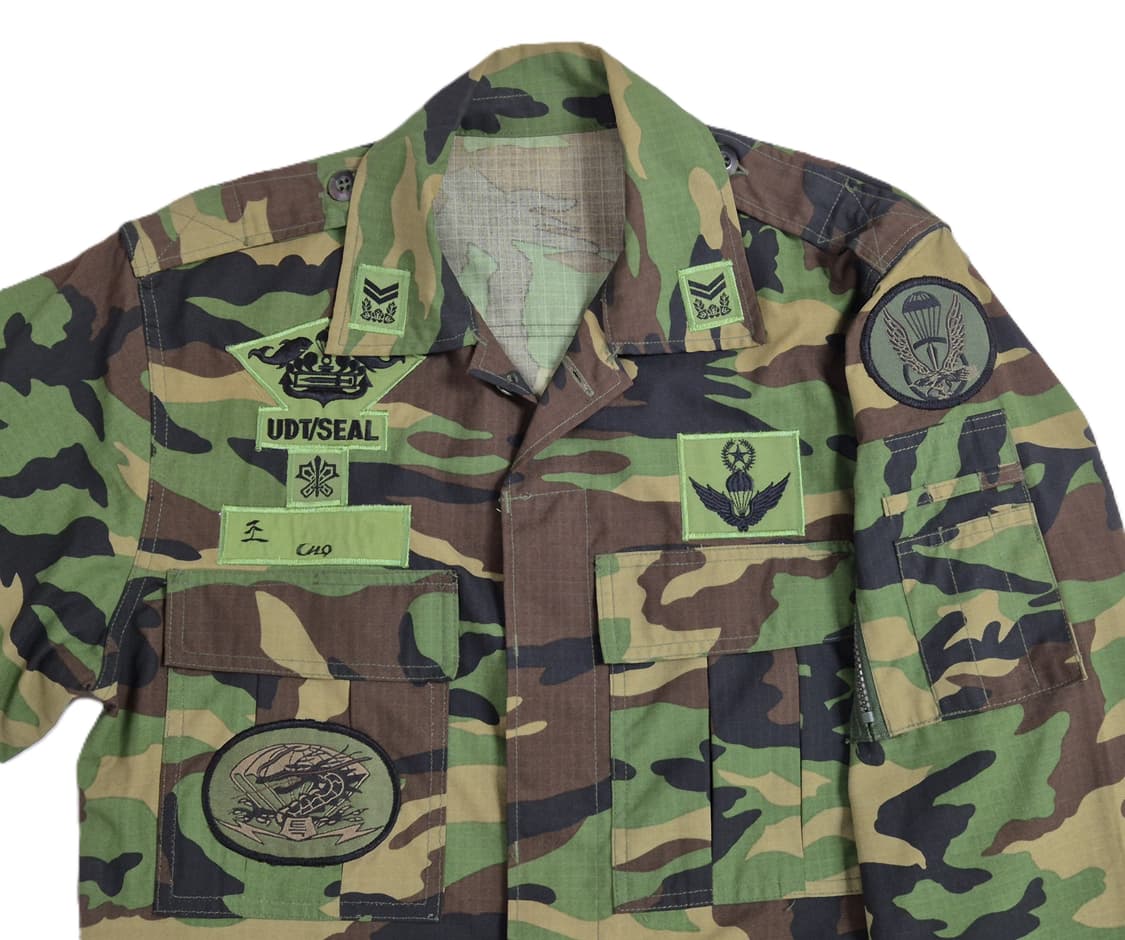 육군 구형 특수임무여단 중사 후기형 하계 전투복 상의 자켓 (M) 상품이미지8