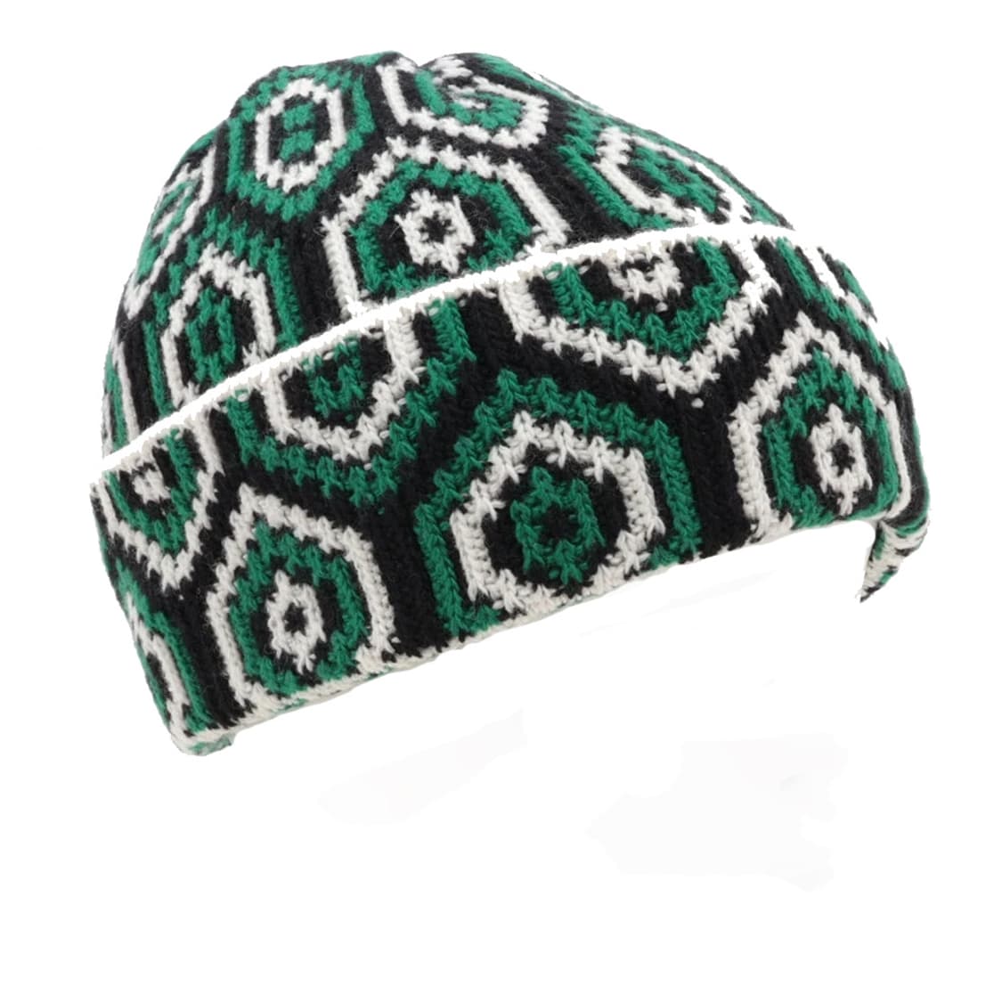 새상품 프라다 비니 울 캐시미어 니트 비니 모자 그린 상품이미지2